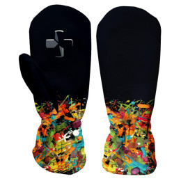 Детски зимни ръкавици с един пръст WAMU Game On черен