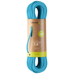 Въже Edelrid Apus Eco Dry 7,9mm 60m светло син 329 icemint