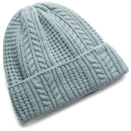 Дамска шапка Under Armour W Halftime Cable Knit Beanie сив Green