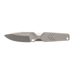 Нож TB OUTDOOR Monobloc Knife Impact 127 Stainless Steel сребърен