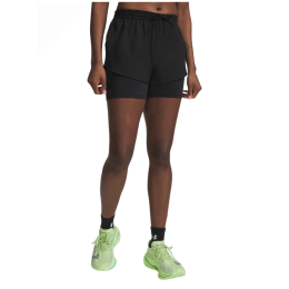 Дамски къси панталони Under Armour Velociti Pro 4" 2N1 Short черен Ultimate Black / / Reflective