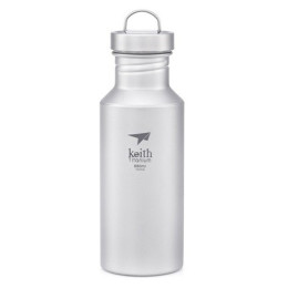 Бутилка Keith Titanium Titanium Sport Bottle 550 ml сив