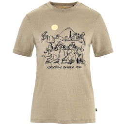 Дамска тениска Fjällräven Hoja Lugnt Wool T-shirt W