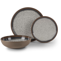 Комплект прибори Kampa Farmhouse - 12 бр кафяв