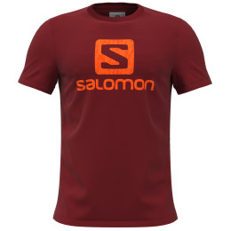 Мъжка тениска Salomon Outlife Logo червен RedDahlia