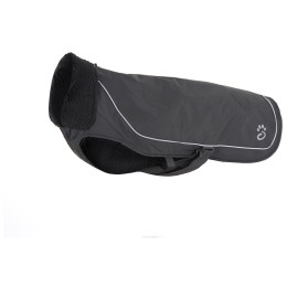 Дъждобран за куче Mountain Paws Fleece-Lined Dog Raincoat черен Black