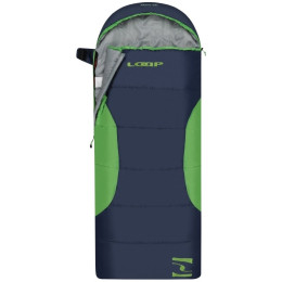 Детски спален чувал Loap Ricco Kid син/зелен