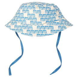 Детска шапка с периферия DucKsday Manta Hat синьо/бял Blue/Off White