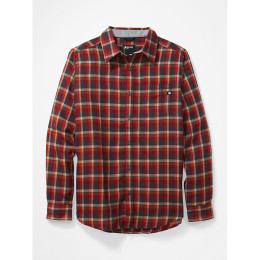 Мъжка риза Marmot Fairfax Midweight Flannel LS червен DarkSteel