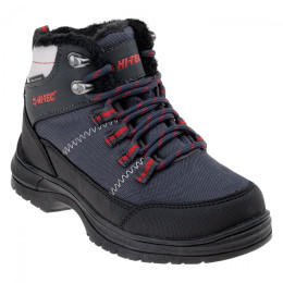 Детски зимни ботуши Hi-Tec Lusari Mid Wp Jr черен/сив Dark Grey/Black/Red