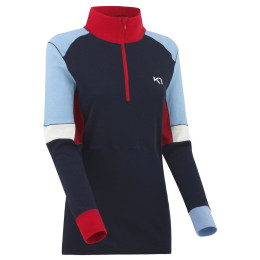 Дамска функционална блуза Kari Traa Yndling H/Z син/червен naval