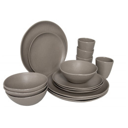 Комплект прибори Bo-Camp Hoxton - 16ks бежав