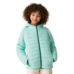Детско зимно яке Regatta Junior Hooded Marizion Water Ballet светло син Water Ballet