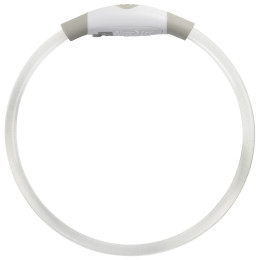 Светещ нашийник за куче Nite Ize NiteHowl Mini LED бял Disc-O Select