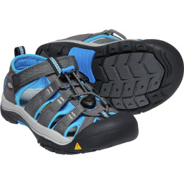 Детски сандали Keen Newport H2 K сив/син Magnet/BrilliantBlue