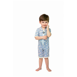 Детски бански DucKsday Manta Baby Swimsuit синьо/бял Blue/Off White