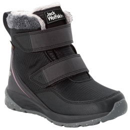 Детски обувки Jack Wolfskin Polar Wolf Texapore Mid Vc K черно/розово phantom / pink