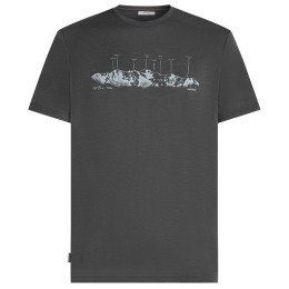 Мъжка тениска Icebreaker Men Merino 150 Tech Lite SS Tee The Peaks