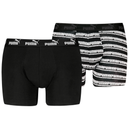 Мъжки боксерки Puma Elements Striped Boxers 2P