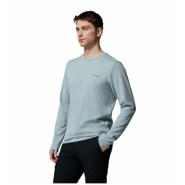 Функционална мъжка тениска Columbia Tech Trail™ Utility Warm Ls Crew тюркоазен Crushed Blue