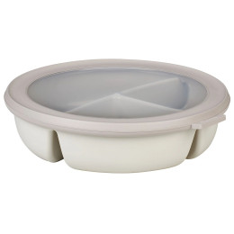 Кутия за закуска Mepal Bento bowl Cirqula 250+250+500 ml бял Nordic White