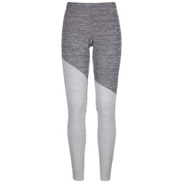 Дамско функционално долно бельо Ortovox Fleece Light Long Pants сив GrayBlend