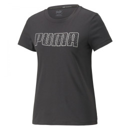 Дамска тениска Puma Stardust Crystalline Short Sleeve Tee черен