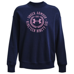 Дамски суичър Under Armour Rival Fleece Crest Grp Crew тъмно син