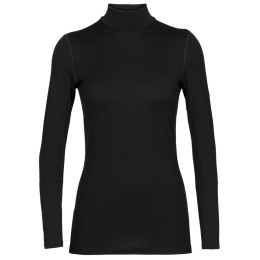 Дамска тениска Icebreaker W 260 Tech LS Turtleneck черен Black