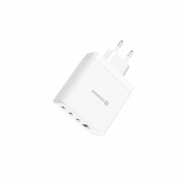 Адаптор Swissten GaN 2X USB-C 100W + 1X USB-C 20W + 1X USB-A 30W