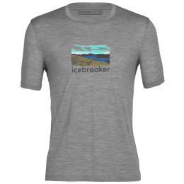 Мъжка тениска Icebreaker Men Tech Lite II SS Tee Trailhead сив