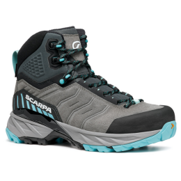 Дамски туристически обувки Scarpa Rush Trek GTX WMN сив Midgray-Aqua