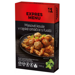 Готова храна Expres menu Masové koule v rajské omáčce s fusilli