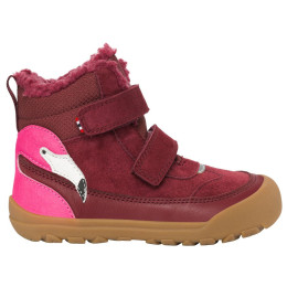 Детски зимни ботуши Viking Outdoor Footwear Alv Barefoot Paw Warm WP 2V Burgundy тъмночервен Burgundy