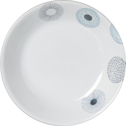 Чиния Brunner Deep Plate ø 21cm бял / син