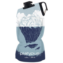 Сгъваема бутилка Platypus DuoLock SoftBottle 1l син Whale