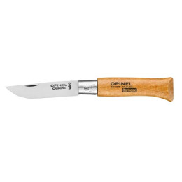Сгъваем нож Opinel N°04 Carbon природен