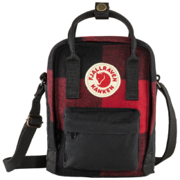 Чанта за съхранение Fjällräven Kånken Re-Wool Sling черен Redblack