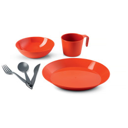 Чиния GSI Outdoors Cascadian 1 Person Table Set оранжев Terracotta