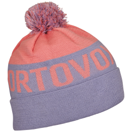 Шапка Ortovox Bobble Knit Beanie розов/лилав Blossom