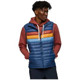 Мъжка пухена жилетка Cotopaxi M'S Fuego Down Vest тъмно син Deep Sea Stripes