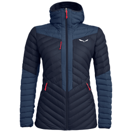 Дамско яке Salewa Ortles Light2 Rds Dwn W Hd Jkt тъмно син NavyBlazer