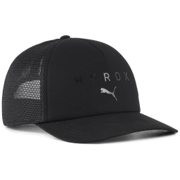 Шапка с козирка Puma x HYROX Trucker Cap черен PUMA Black