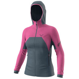 Дамско яке Dynafit Tour Wool Thermal W Hoody розов/сив 6A51 - magenta/0720