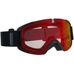 Ски очила Salomon Xview Black Mid Red