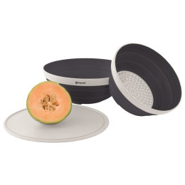 Комплект купа с гевгир Outwell Collaps Bowl & Colander Set тъмно син NavyNight