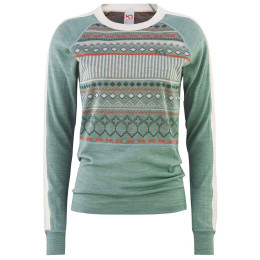Дамска тениска Kari Traa Tuva Longsleeve зелен/сив