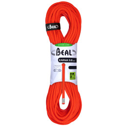 Въже за алпинизъм Beal Karma 9,8 mm (60 m) оранжев SolidOrange