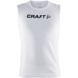 Мъжки функционален потник Craft Mesh Superlight бял WhitePrint