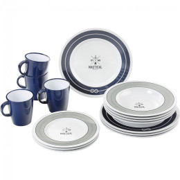 Комплект прибори Brunner Dinner Service Nautical бял